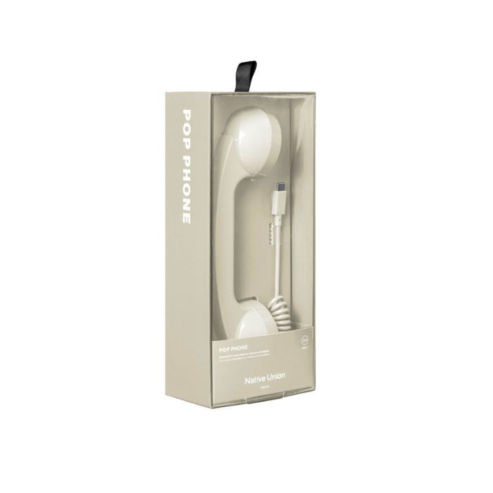 Native Union Pop Phone Alarm Retro Handset USB-C - NU-POP-P-SAN