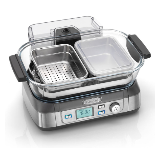 Cuisinart STM1000E Professional Glass Steamer, 5 Litre Capacity, 