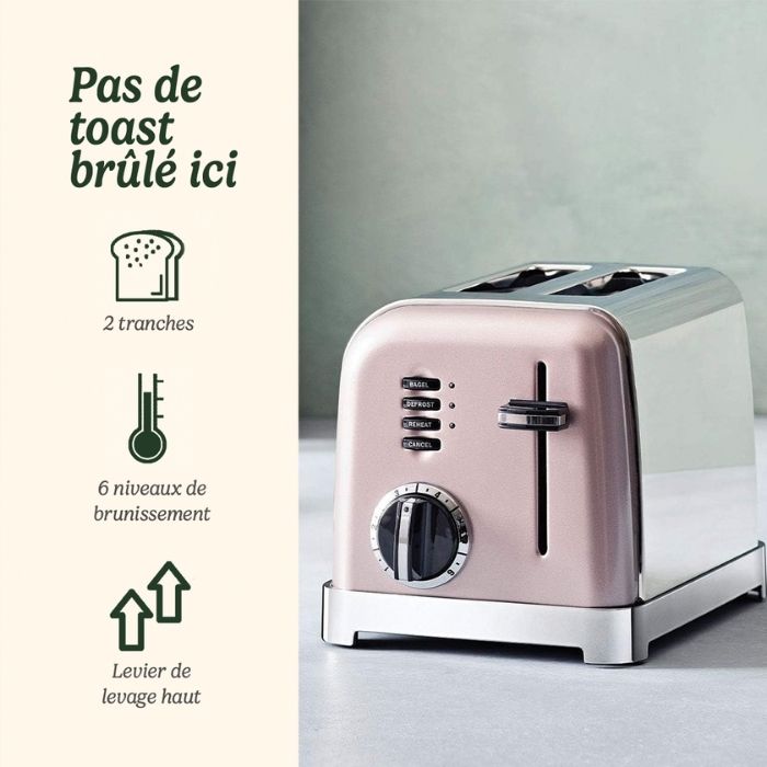 CUISINART 2 SLICE TOASTER 900 WATT | CPT160PIE | Toaster CUISINART 2 SLICE TOASTER 900 WATT | CPT160PIE | Toaster