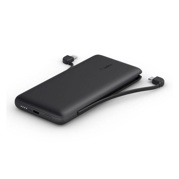Belkin 10K USB-C Power Bank with Integrated Cables | Power Bank Belkin 10K USB-C Power Bank with Integrated Cables | Power Bank