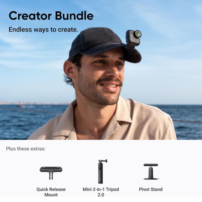 Insta360 GO Ultra Creator Bundle Midnight - INST-CINSABEA-BDL