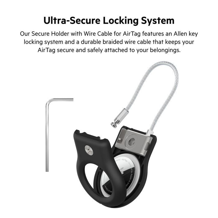 Belkin Secure Holder with Wire Cable for AirTag | Air tag holder Belkin Secure Holder with Wire Cable for AirTag | Air tag holder