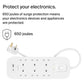 Belkin 6-Outlet Surge Protector Power Strip, Wall-Mountable with 6 AC Outlets, 2M