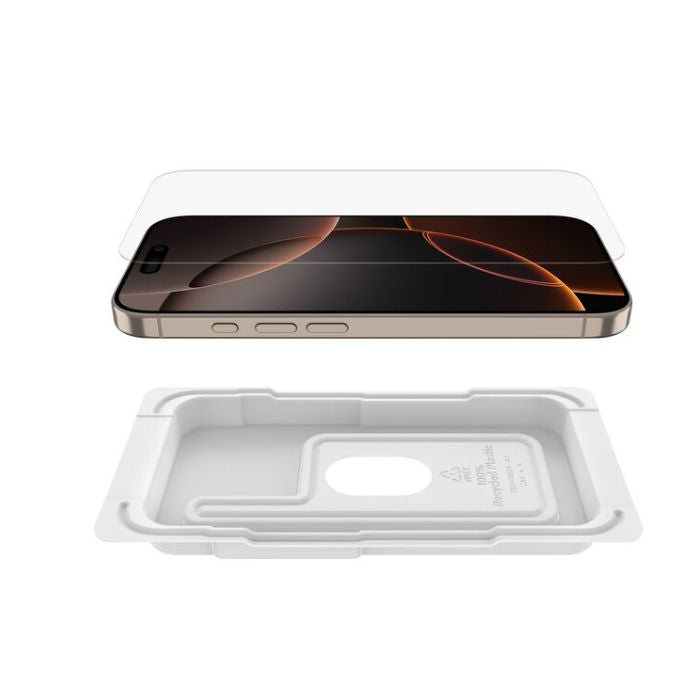 Belkin InvisiGlass Treated Screen Protector for iPhone 16 Pro