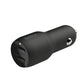 Belkin Dual USB-A Car Charger 24W