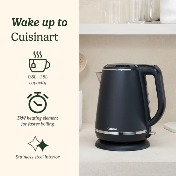 CUISINART KETTLE 1.5L BLACK 3000WATT | CJK780E | Kettle CUISINART KETTLE 1.5L BLACK 3000WATT | CJK780E | Kettle