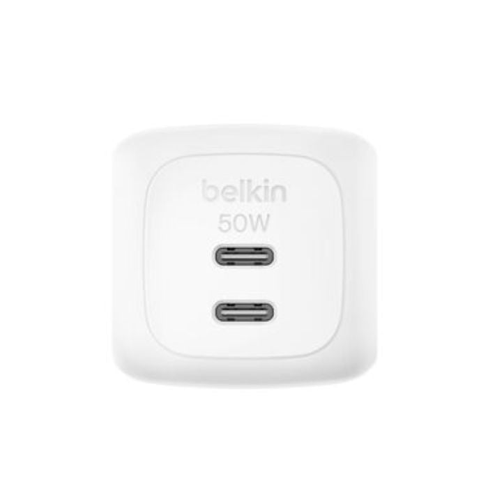 Belkin 2-Port USB-C GaN Charger, 50W | Wall Charger Belkin 2-Port USB-C GaN Charger, 50W | Wall Charger