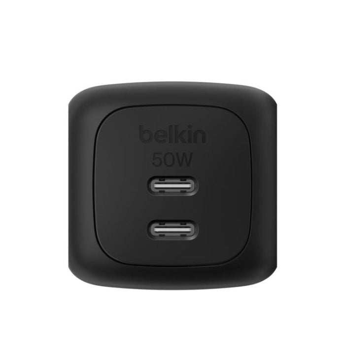 Belkin 2-Port USB-C GaN Charger, 50W | Wall Charger Belkin 2-Port USB-C GaN Charger, 50W | Wall Charger
