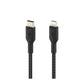 Belkin Braided USB-C to Lightning Cable 2M CAA004bt2M