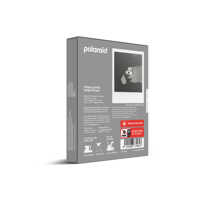 Polaroid Black and White i-Type Instant Film | 8 Photos | Film Polaroid Black and White i-Type Instant Film | 8 Photos | Film