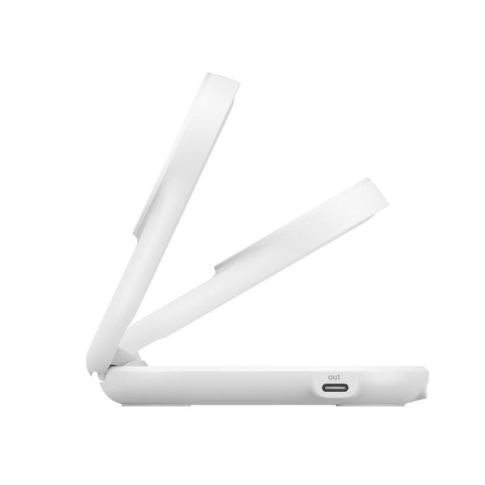 Belkin 2-in-1 Foldable Magnetic Charger with Qi2 25W, Black, Round Form