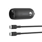 Belkin 30W USB-C Car Charger + USB-C to USB-C cable