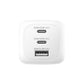 Belkin BoostCharge Pro 3-Port GaN Wall Charger 100W + Travel Adapter Kit