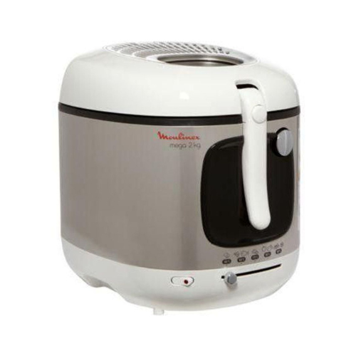 Moulinex AM480027 Mega Deep Fryer, White - 2100 Watt