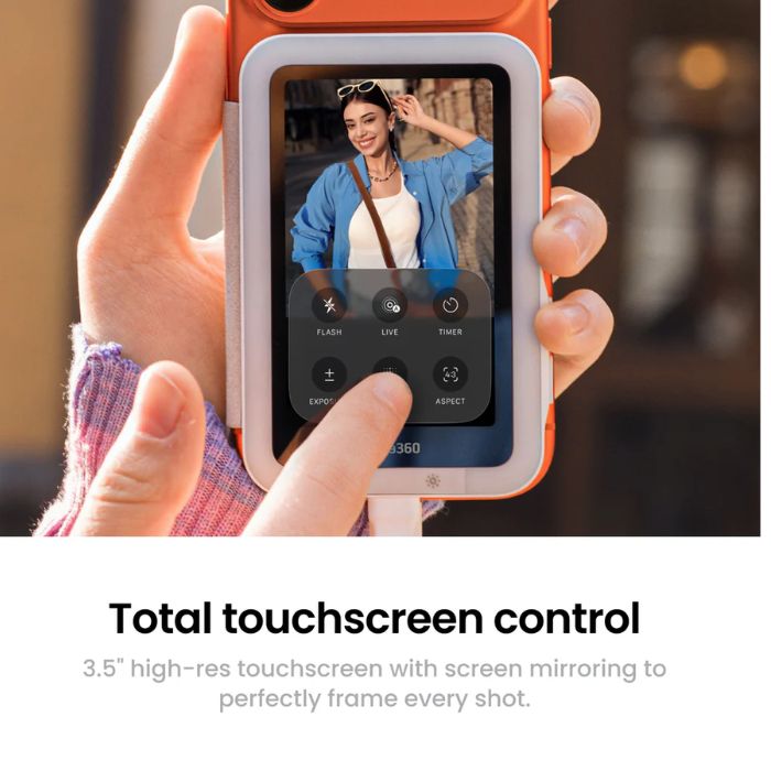 Insta360 Snap Magnetic Selfie Screen with Light | INST-CINSFAVE-01 | Selfie Screen Insta360 Snap Magnetic Selfie Screen with Light | INST-CINSFAVE-01 | Selfie Screen