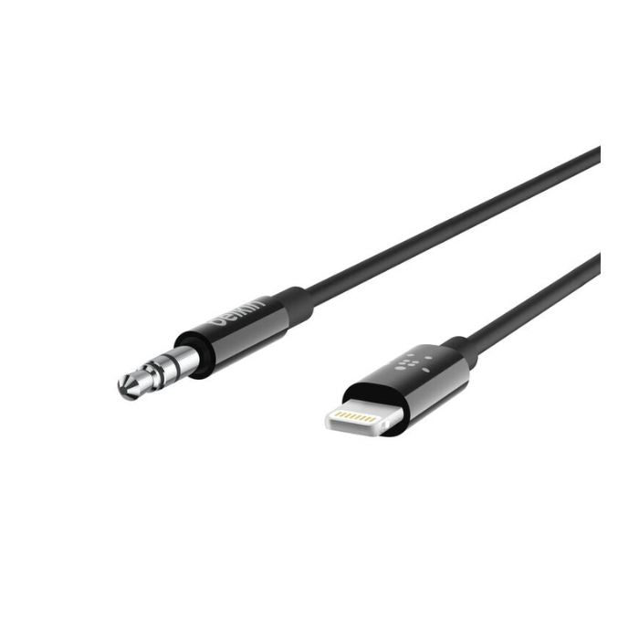 Belkin 3.5 mm Audio Cable With Lightning Connector | AUX Belkin 3.5 mm Audio Cable With Lightning Connector | AUX