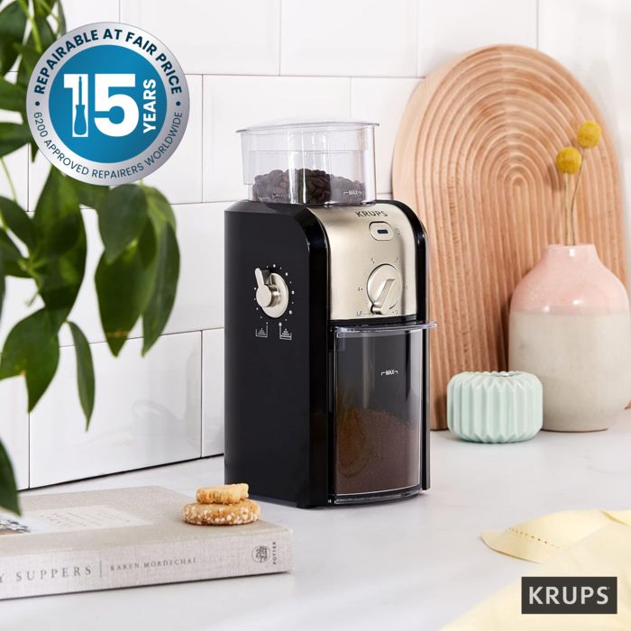 KRUPS GVX231 Expert Burr Grinder / Black