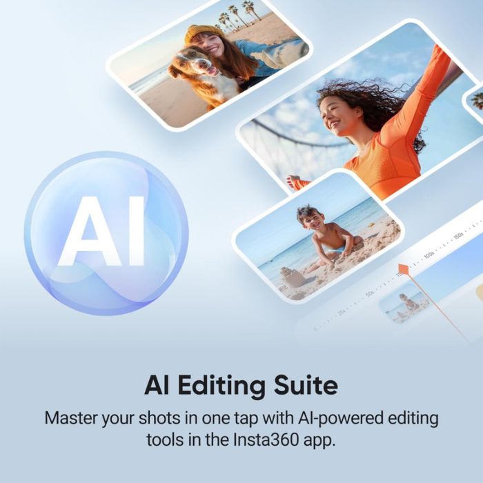 Insta360 Flow 2 Pro AI Tracker Bundle - Grey - INST-CINSABQB-AIGRY
