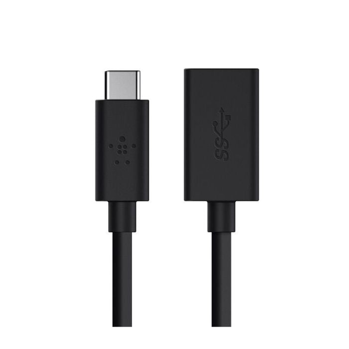 Belkin 3.0 USB-C to USB-A Adapter (USB-C Adapter) F2CU036btBLK | USB Adapters Belkin 3.0 USB-C to USB-A Adapter (USB-C Adapter) F2CU036btBLK | USB Adapters