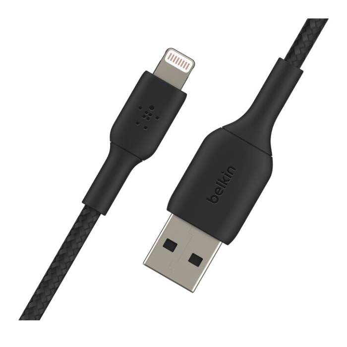 BoostCharge Braided Lightning to USB-A Cable (15cm / 6in, Black) CAA002BT0M | cable BoostCharge Braided Lightning to USB-A Cable (15cm / 6in, Black) CAA002BT0M | cable