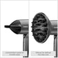BaByliss Titanium Powerful Compact Ionic Hair Dryer for Fast Drying, 1600W Digital Motor | D6200DSDE
