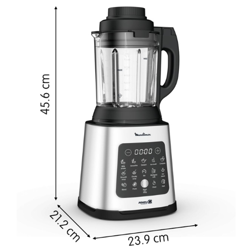 MOULINEX BLENDER 10 AUTOMATIC PROGRAMS 2.0L 1400W LM835D27 | Food Blender MOULINEX BLENDER 10 AUTOMATIC PROGRAMS 2.0L 1400W LM835D27 | Food Blender
