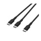 BoostCharge Pro Braided USB-C to Dual USB-C Cable 140W