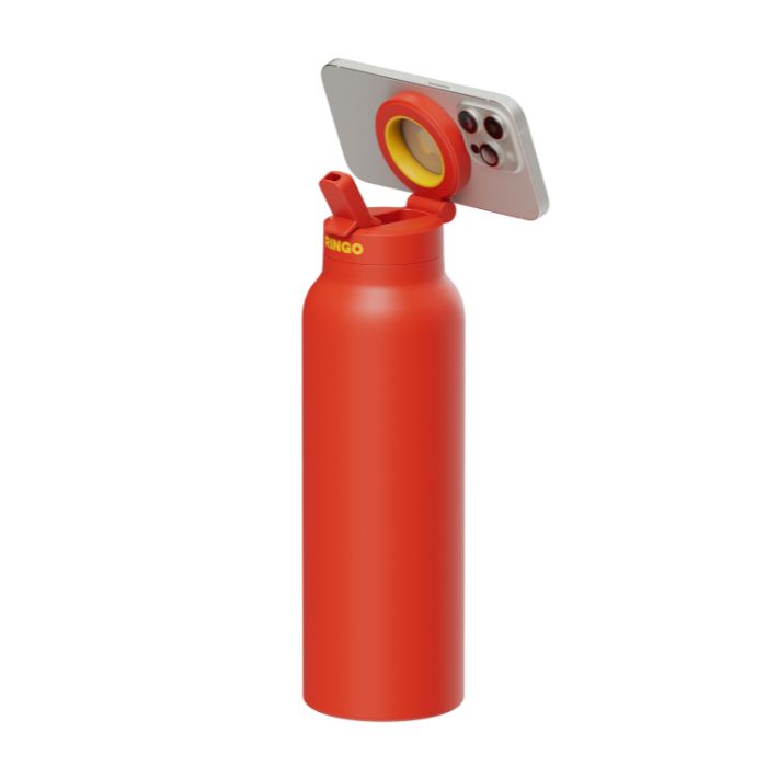 Ringo MagSafe Water Bottle + Magnetic Booster Ring - 709ml- RIN-RGO24SIP-OR