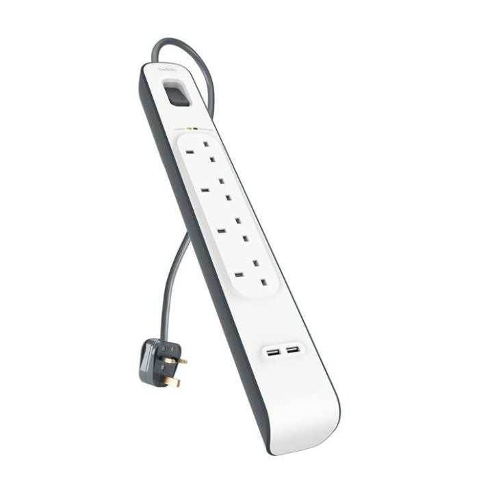 Belkin 2.4 Amp USB Charging 4-outlet Surge Protection Strip | Power Strips Belkin 2.4 Amp USB Charging 4-outlet Surge Protection Strip | Power Strips