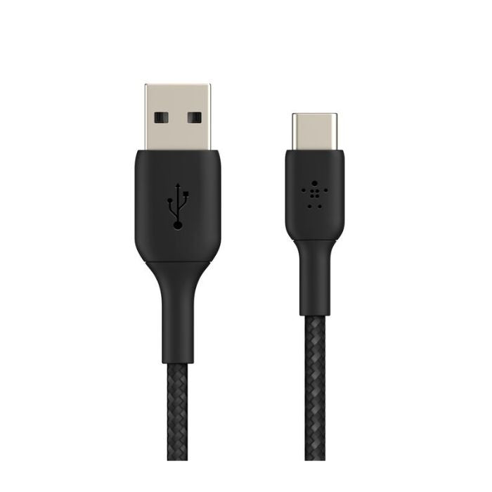 Belkin Braided USB-C to USB-A Cable 2M CAB002bt2MBK | USB Cable Belkin Braided USB-C to USB-A Cable 2M CAB002bt2MBK | USB Cable