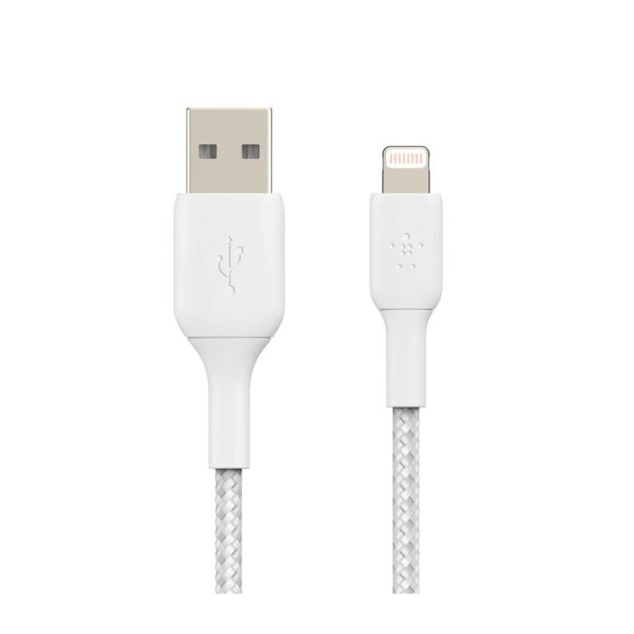 Belkin Braided Lightning to USB-A Cable 3M | USB Cables Belkin Braided Lightning to USB-A Cable 3M | USB Cables
