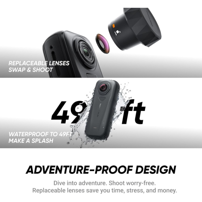 Insta360 X4 Air Standard Bundle | Lightest 8K 360 Action Camera - INST-CINSAAFA-SE01 | Camera 360 Insta360 X4 Air Standard Bundle | Lightest 8K 360 Action Camera - INST-CINSAAFA-SE01 | Camera 360