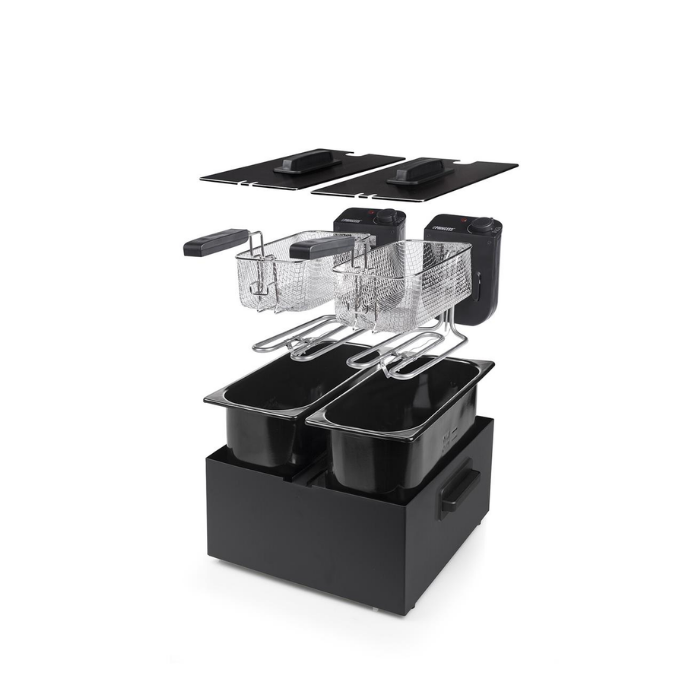 Princess Double Black Deep Fryer