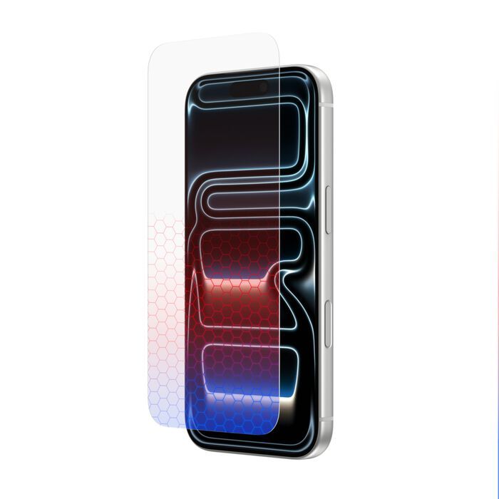 BELKIN Screen Protector Titan SmartShield Pro Blue-to-Red Screen Protector for iPhone 18 Pro / iPhone 17 Pro - OVA295hq