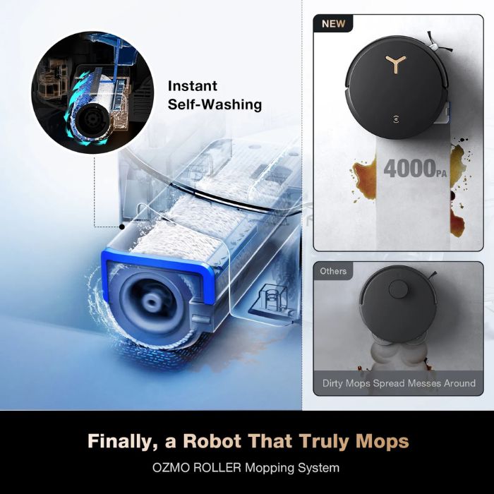 Ecovacs DEEBOT X8 PRO OMNI 18000PA Self-Empty Robot Vacuum & Mop