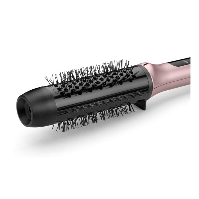 BaByliss Hot Air Brush , 28mm Heated Round Brush with Curl Function | HSB200SDE