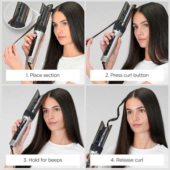BaByliss Style Secret Air Automatic Hair Curler | Ceramic Curl Chamber | C6688SDE