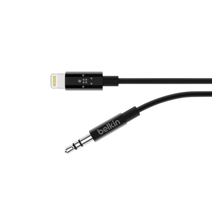 Belkin 3.5 mm Audio Cable With Lightning Connector | AUX Belkin 3.5 mm Audio Cable With Lightning Connector | AUX