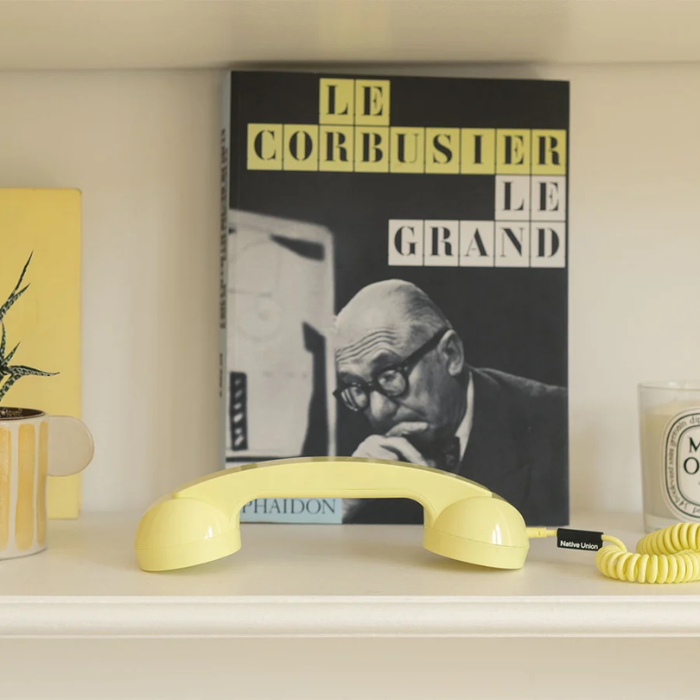 Native Union Pop Phone Alarm Retro Handset USB-C| lEMON