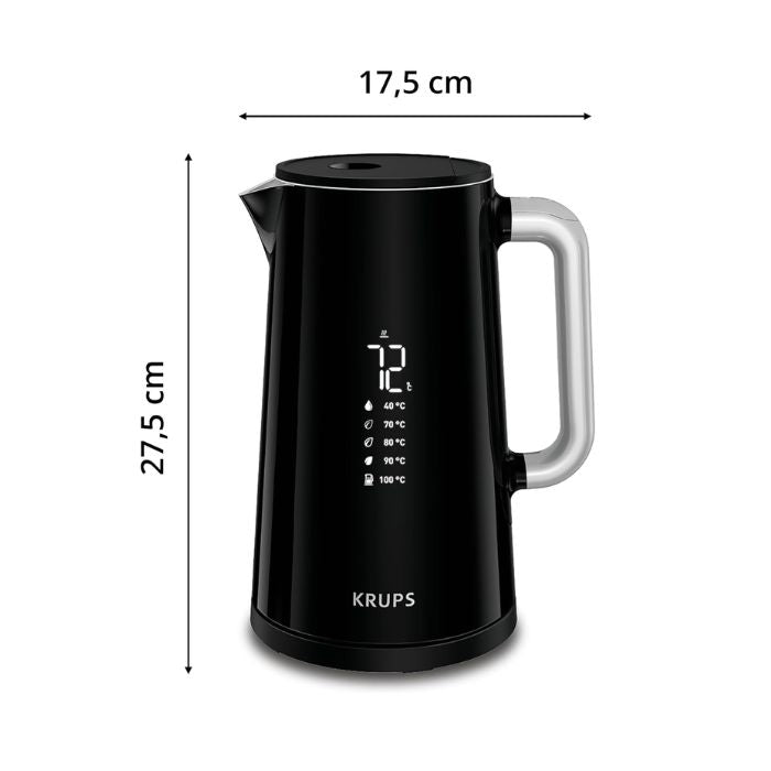 Krups BW8018 Smart'n Light Electric Kettle | 5 Temperature Settings  1.7L