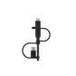 Universal Cable 15W (USB-A cable with USB-C,® Micro-USB and Lightning connectors)