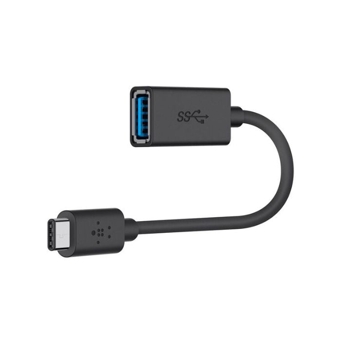 Belkin 3.0 USB-C to USB-A Adapter (USB-C Adapter) F2CU036btBLK | USB Adapters Belkin 3.0 USB-C to USB-A Adapter (USB-C Adapter) F2CU036btBLK | USB Adapters