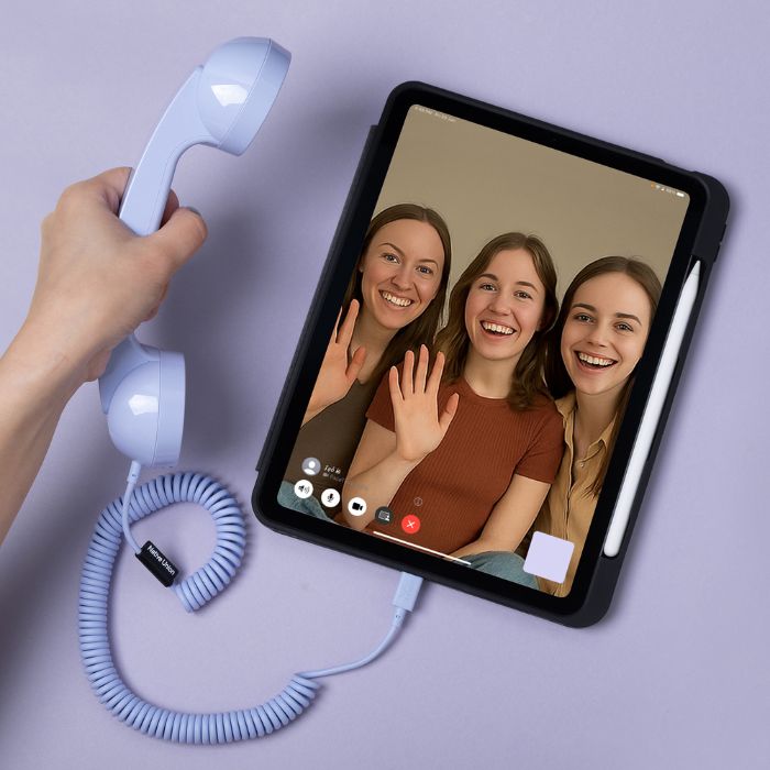 Native Union Pop Phone Alarm Retro Handset USB-C - NU-POP-P-AZR