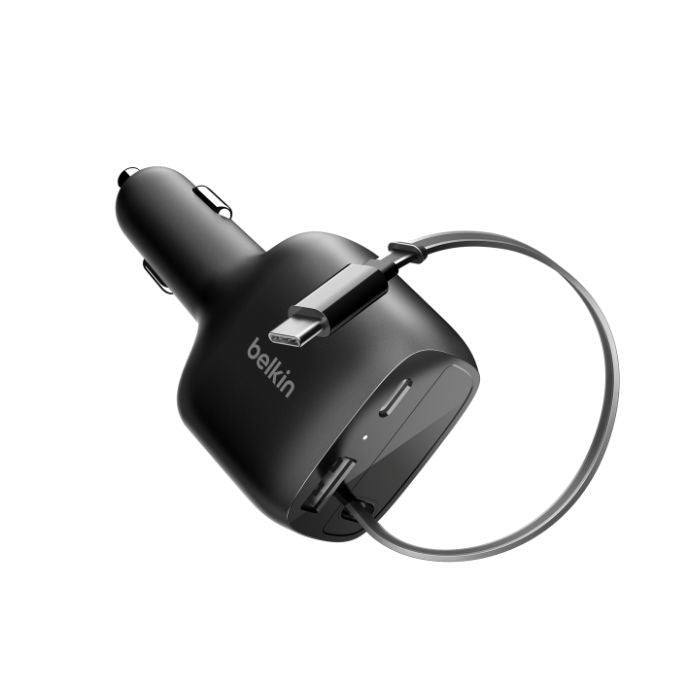 Belkin Retractable Car Charger 75W CCC001hqBK