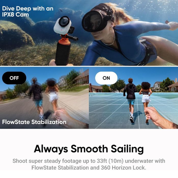 Insta360 GO Ultra Creator Bundle Midnight - INST-CINSABEA-BDL | Camera Insta360 GO Ultra Creator Bundle Midnight - INST-CINSABEA-BDL | Camera