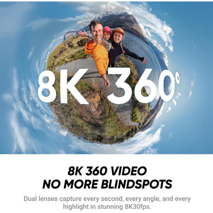 Insta360 X4 Air Standard Bundle | Lightest 8K 360 Action Camera - INST-CINSAAFA-SE01 | Camera 360 Insta360 X4 Air Standard Bundle | Lightest 8K 360 Action Camera - INST-CINSAAFA-SE01 | Camera 360