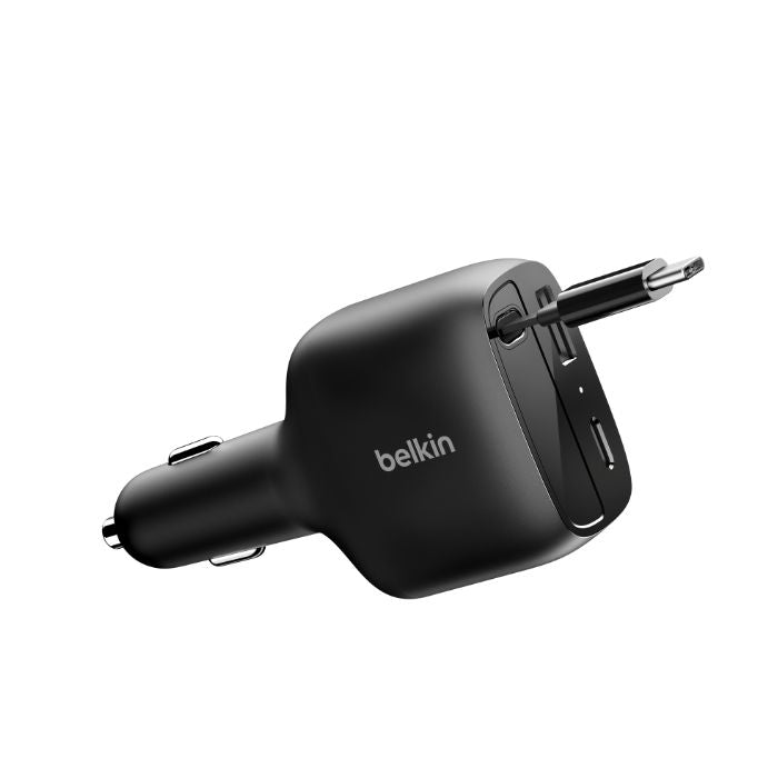 Belkin Retractable Car Charger 75W CCC001hqBK