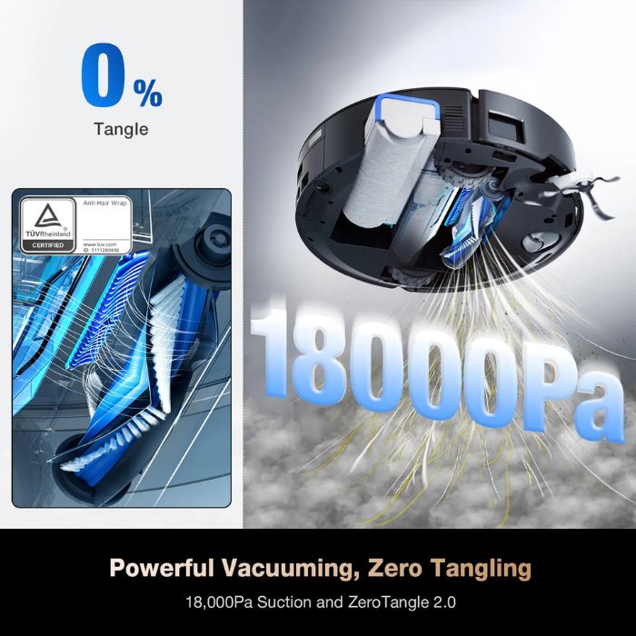 Ecovacs DEEBOT X8 PRO OMNI 18000PA Self-Empty Robot Vacuum & Mop