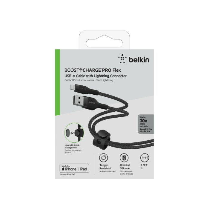 Belkin USB-A Cable with Lightning Connector 1M | USB Cables Belkin USB-A Cable with Lightning Connector 1M | USB Cables