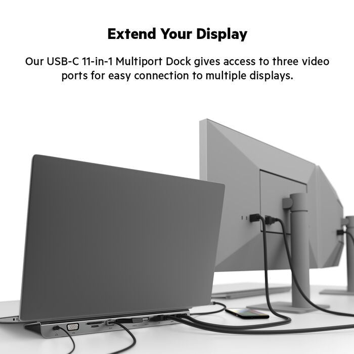 Belkin USB-C 11-in-1 Multiport Dock INC004btSGY | Laptop Docking Stations Belkin USB-C 11-in-1 Multiport Dock INC004btSGY | Laptop Docking Stations